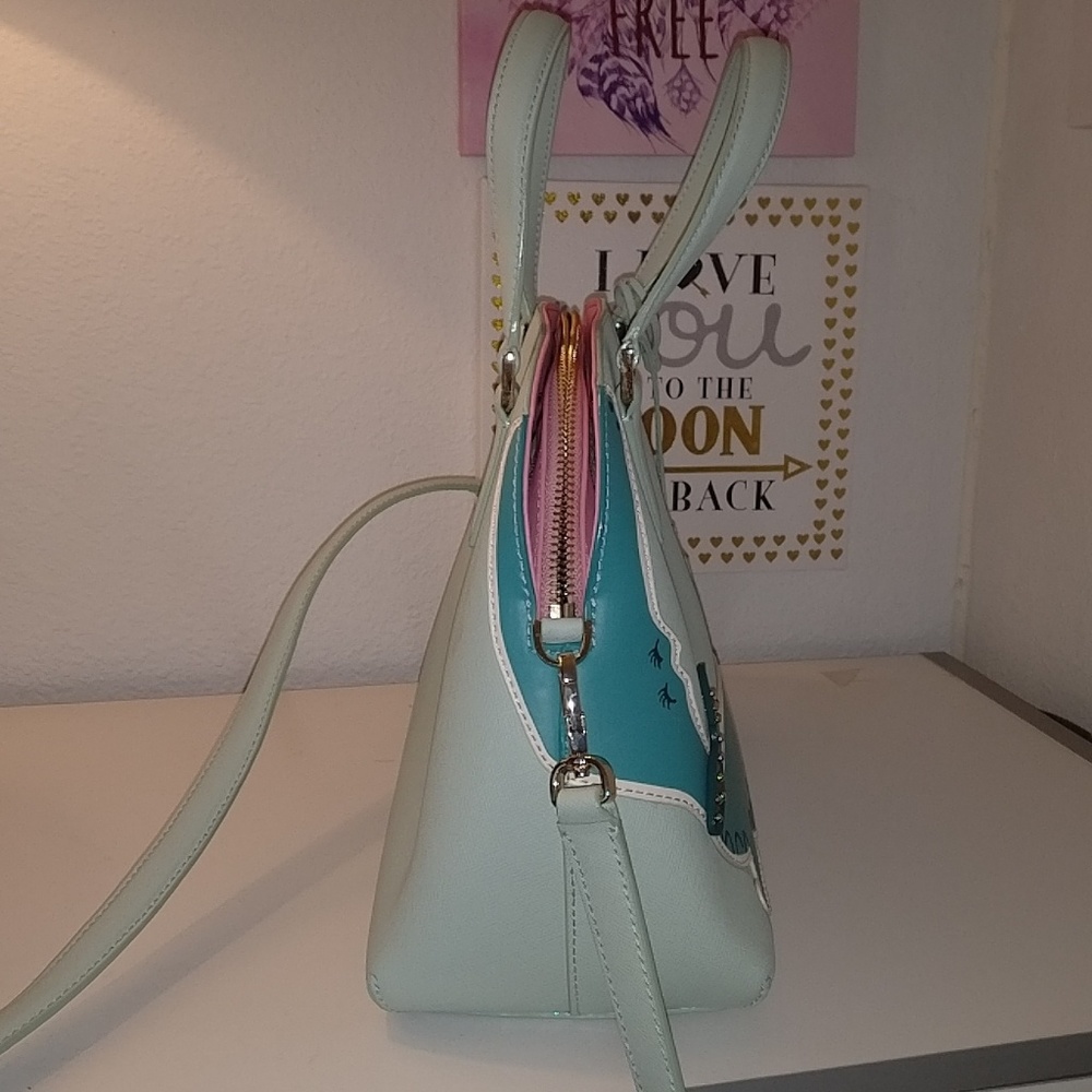 SOLD kate spade swamped alligator lottie satchel - Picture 3 of 8
